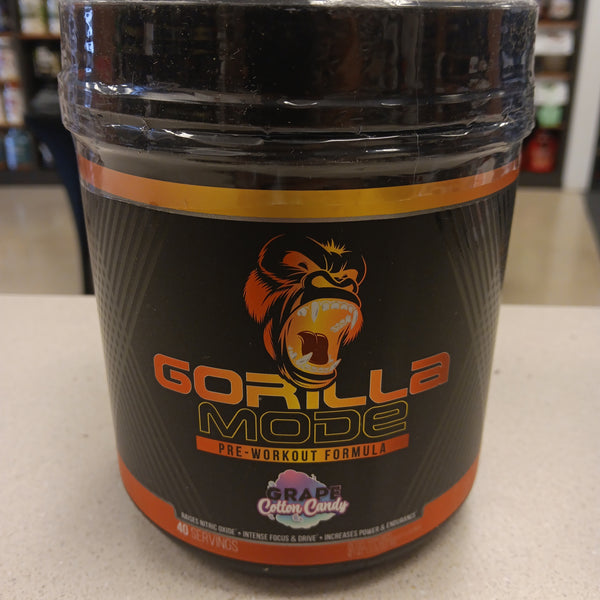 Gorilla Mode Pre Workout Grape Cotton Candy