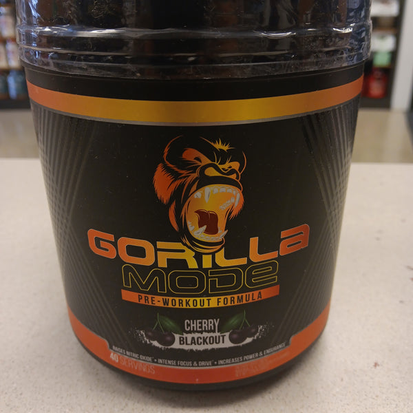 Gorilla Mode Pre Workout Cherry Blackout