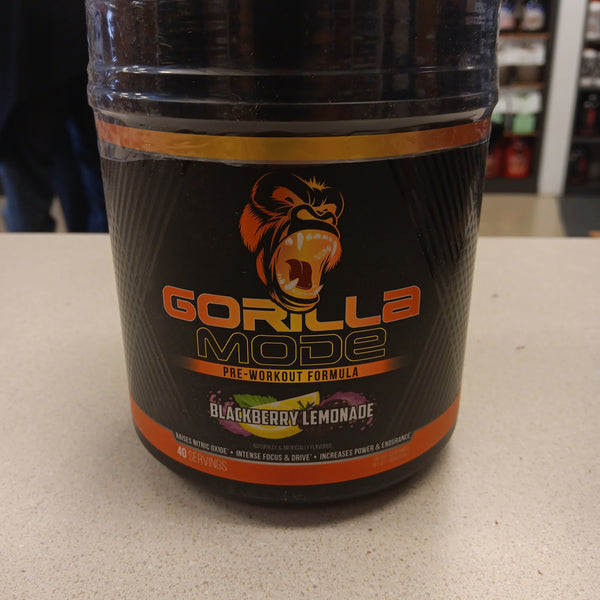 Gorilla Mode Pre Workout Blackberry Lemonade