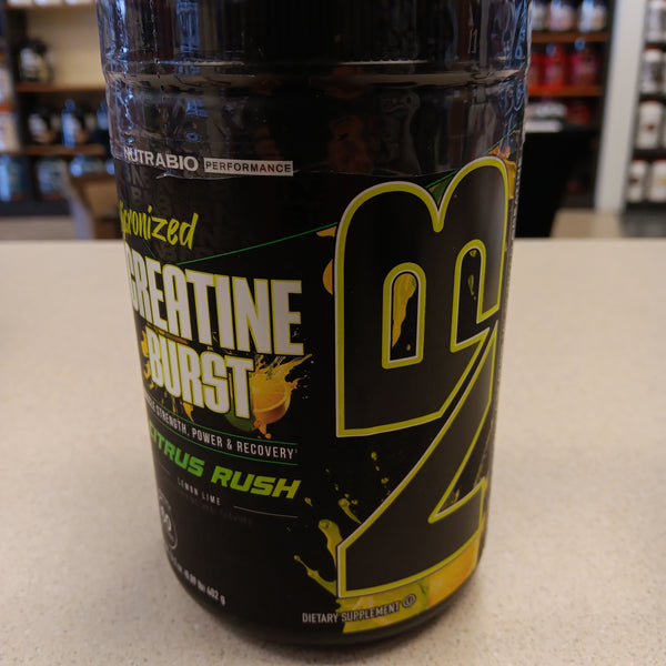 NutraBio Micronized Creatine Burst Citrus Rush