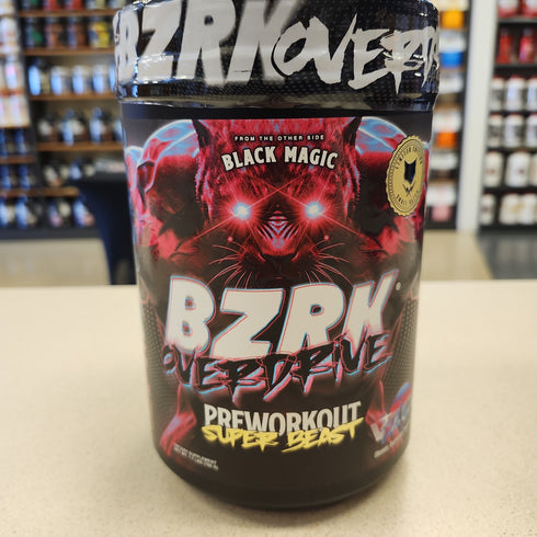 Black Magic BZRK OVERDRIVE Pre Workout Vice City Flavor