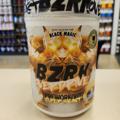 Black Magic BZRK OVERDRIVE Pre Workout Island Punch