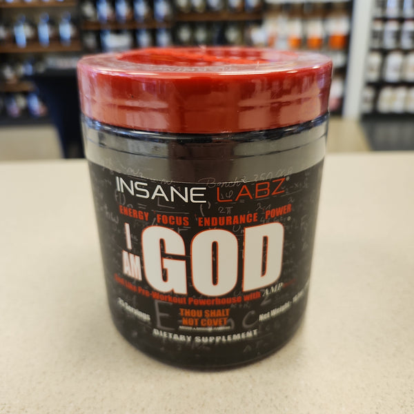 INSANE LABZ I AM GOD Pre Workout Thou Shalt Not Covet flavor