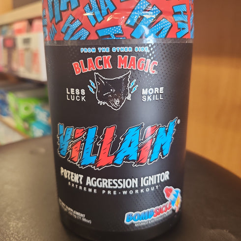 Black Magic Villain Pre Workout Bombsicle flavor