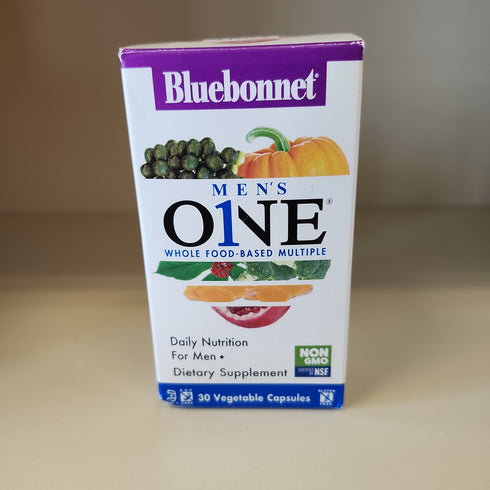 Bluebonnet Mens One Daily Whole Foods-Based Multi Vitamin