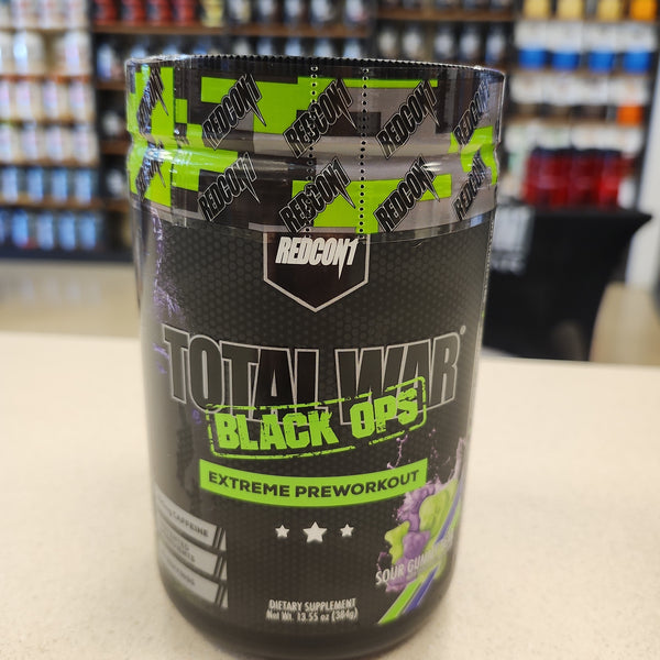 REDCON1 Total War Black Ops Pre Workout Sour Gummy Bear