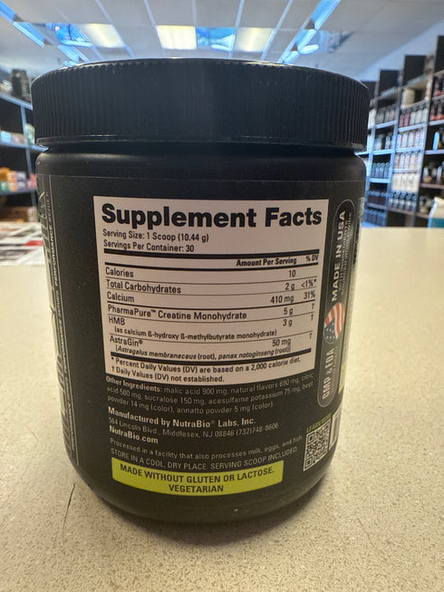 Nutrabio Creatine + HMB Paradise Punch 30 Serving’s