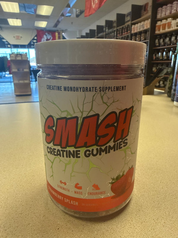Smash Creatine Gummies Strawberry Splash 30 Servings