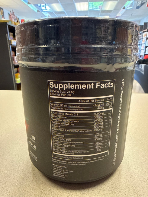 110% Pre-Workout Lychee Apple 30 Servings