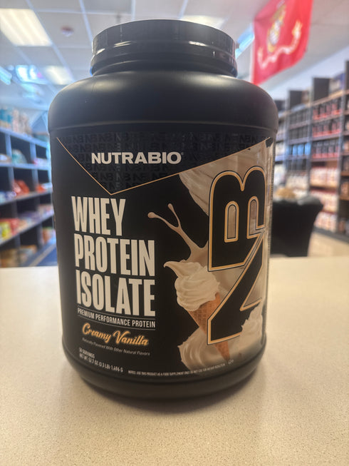 Nutrabio Whey Protein Isolate Creamy Vanilla 50 Servings