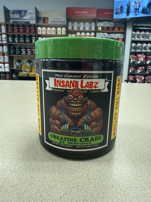 Insane Labz Creatine Craig Fruit Punch 30 Servings