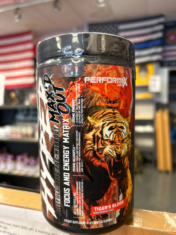 Hyper Max’d Out Tigers Blood