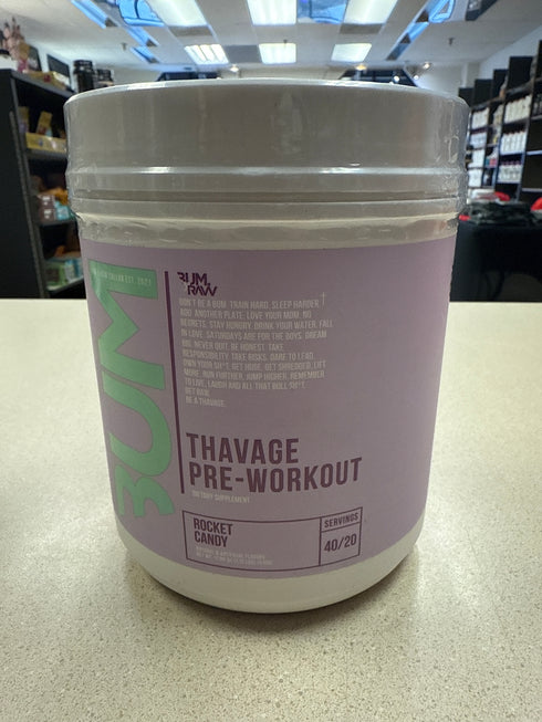 BUM Thavage Pre-Workout Rocket Candy