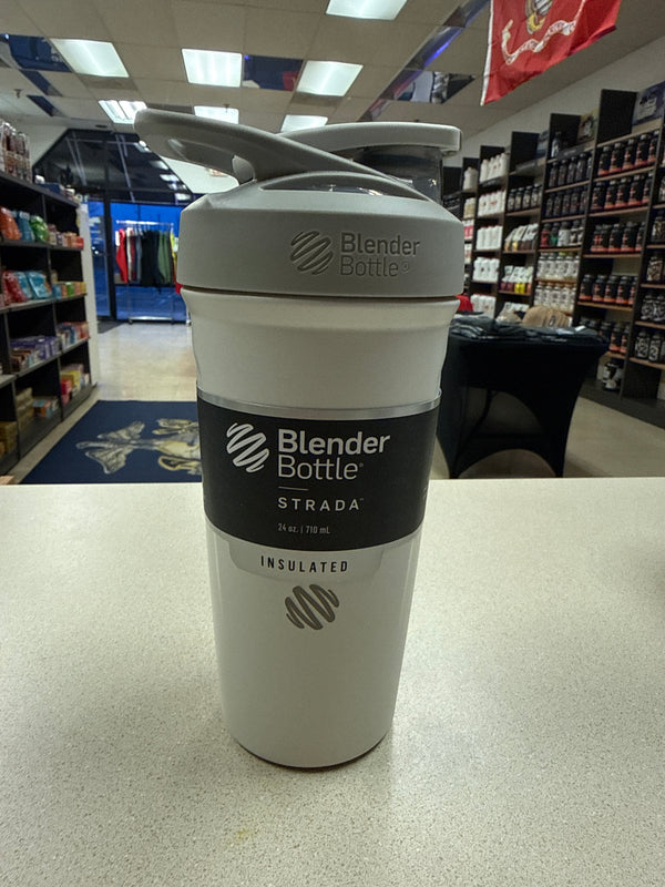 Blender Bottle White Strada 24oz Insulated