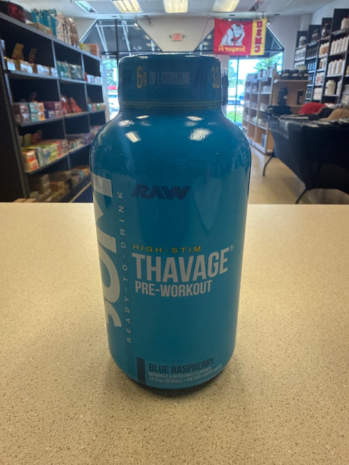 BUM Thavage Pre-Workout Blue Raspberry 12oz