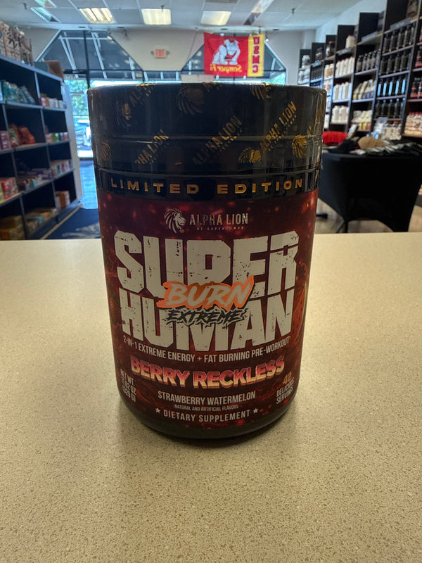 Alpha Lion Burn Extreme Fat Burning Pre-Workout Berry Reckless (Strawberry Watermelon)