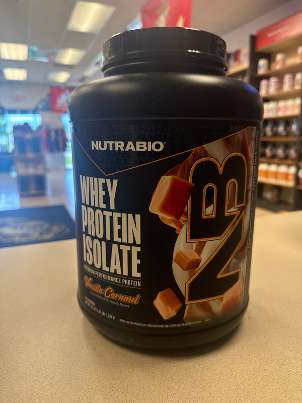 Nutrabio Whey Protein Isolate Vanilla Caramel 50 Servings