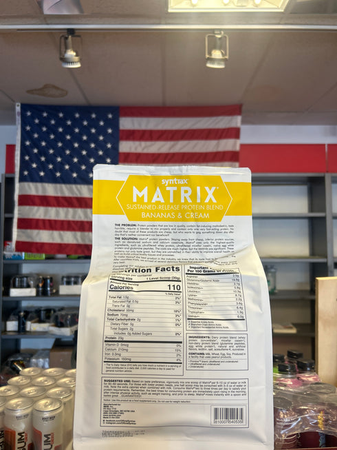 Matrix sustained release protein blend Bananas & Cream