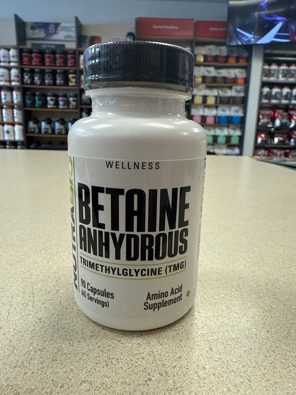 Nutrabio TMG (Betaine Anhydrous) 90 Capsules 45 Servings