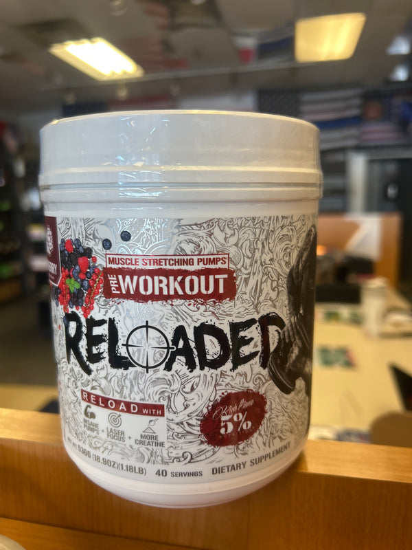 Muscle Strength Pumps pre workout Reloaded wildberry