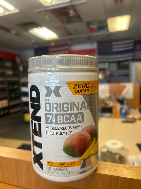 XTEND Original BCAA Powder Mango Madness | Sugar Free Post Workout Muscle Recovery Drink with Amino Acids | 7g BCAAs