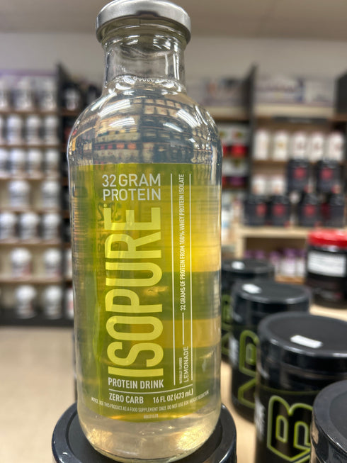 Isopure 32 gram protein drink Lemonade