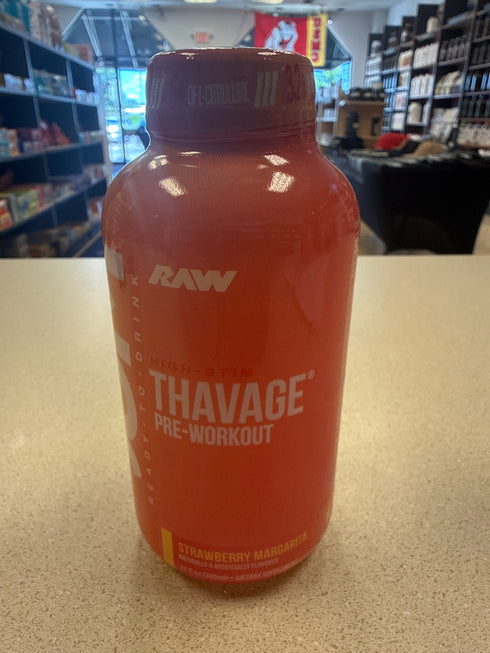 BUM Thavage Pre-Workout Strawberry Margarita 12oz