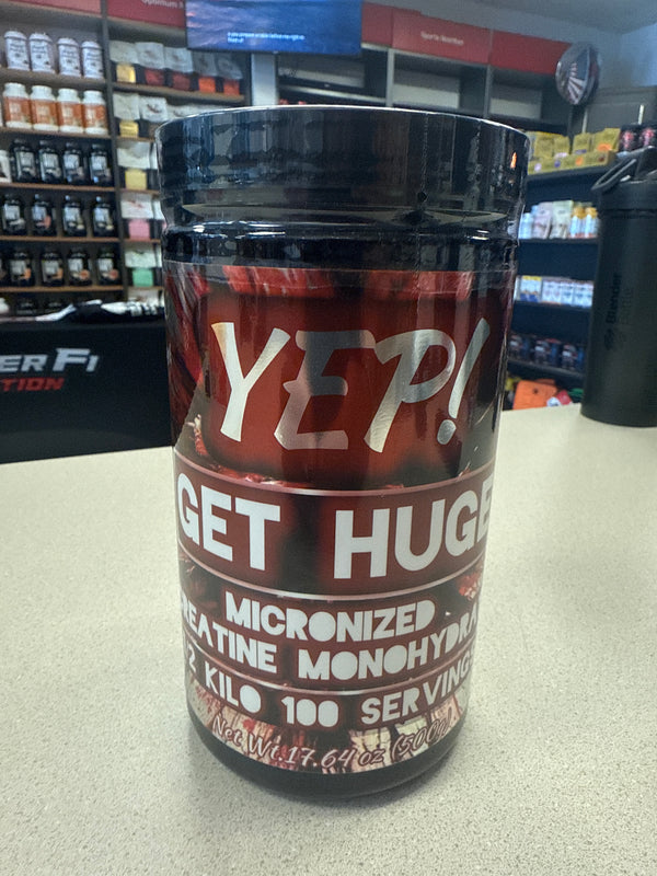 YEP! Creatine Micronized 100 Servings 5g Per Serving