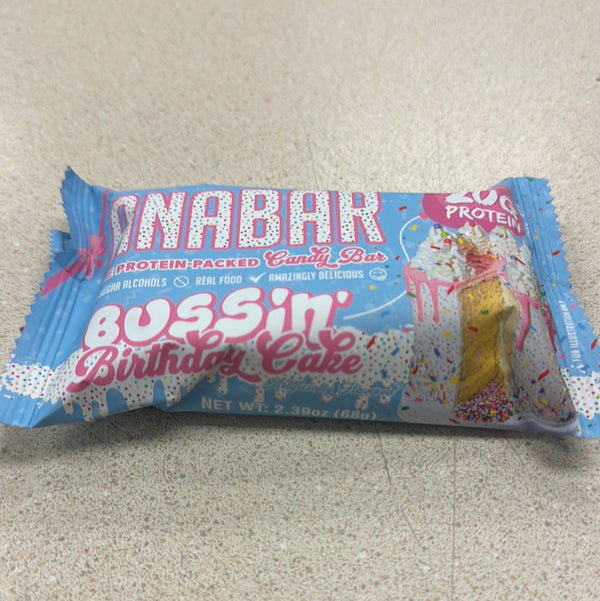 Anabar Protein Bar Bussin’ Birthday Cake