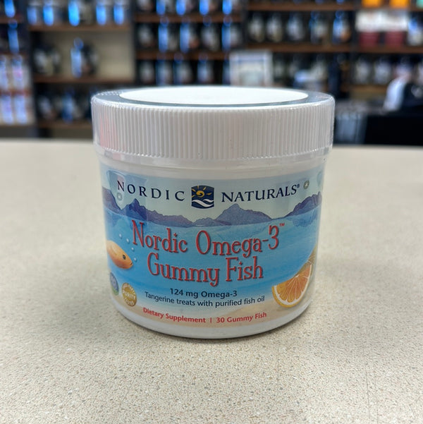 Nordic Naturals Omega-3 Gummy Fish 30 Servings Tangerine