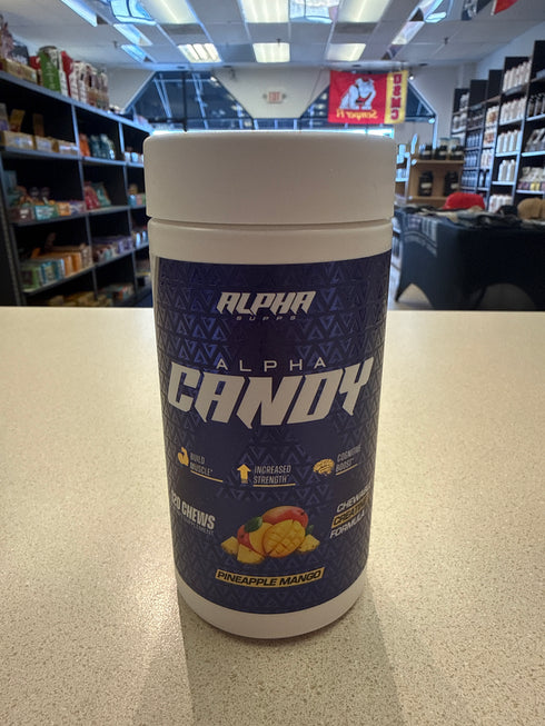 Alpha Supps Creatine Candy Pineapple Mango 120 Chews 30 Servings