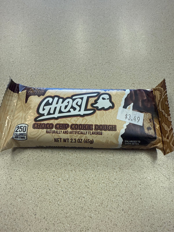 Ghost Protein Bar Chocolate Chip Cookie Dough