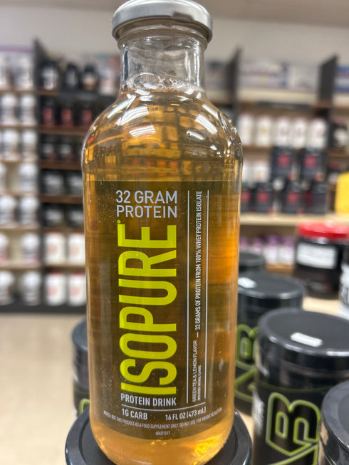 Isopure 32 gram protein drink Green Tea