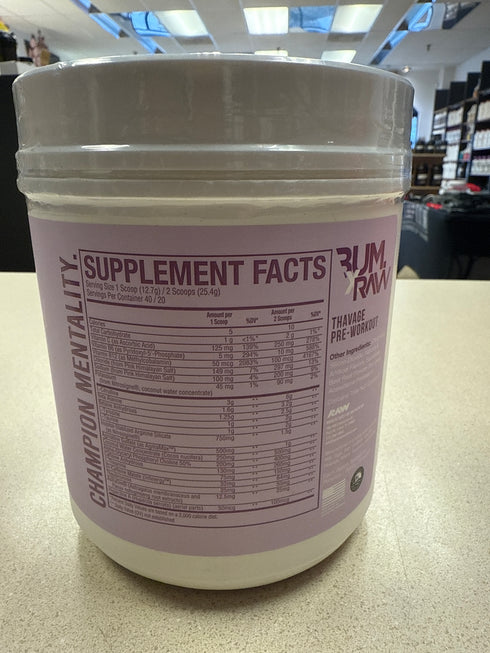 BUM Thavage Pre-Workout Rocket Candy