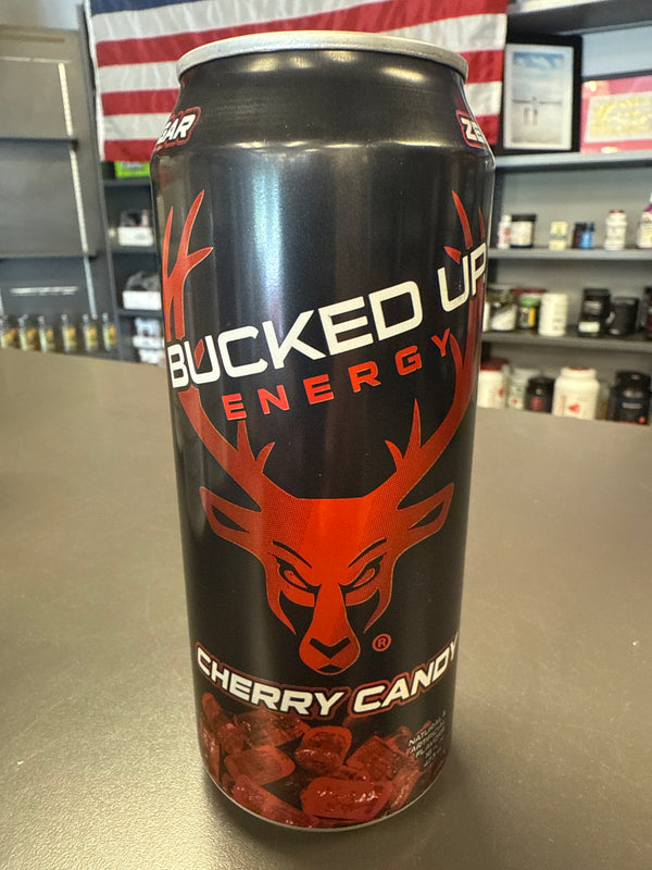 Bucked Up Energy Drink Cherry Candy