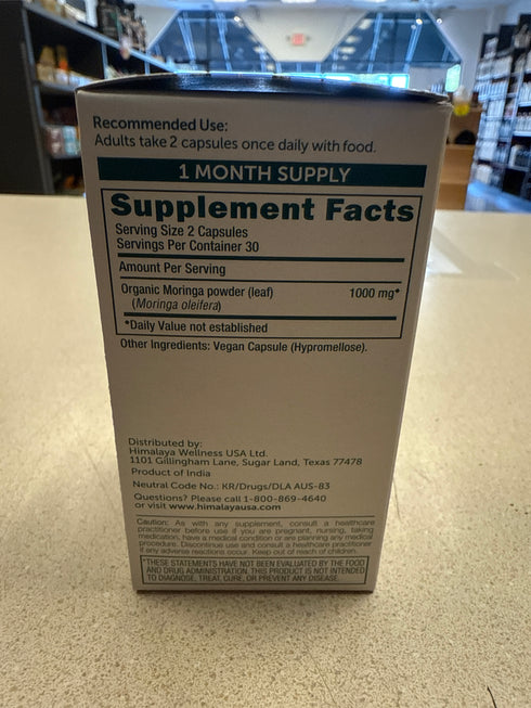 Himalaya Moringa 60 Vegan Capsules