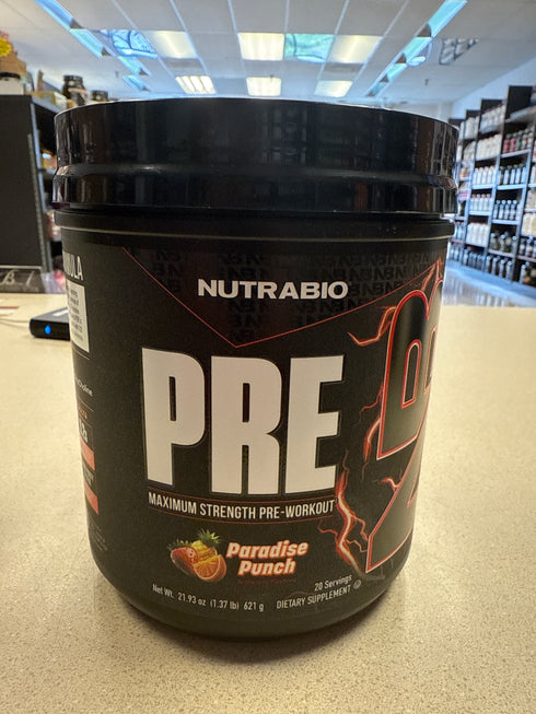 Nutrabio Pre Paradise Punch 20 Serving’s