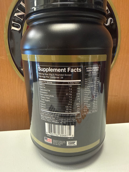 Semper Fi Natural Whey Protein Isolate Chocolate 2lbs