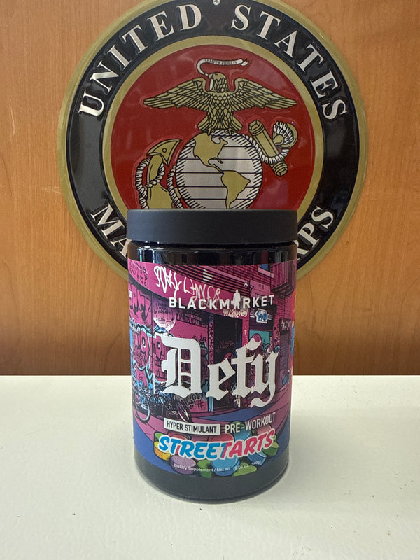 Black Market Defy Hyper-Stimulant Pre-Workout Street Tarts