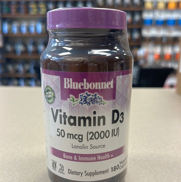 Bluebonnet Vitamin D3 2000ius