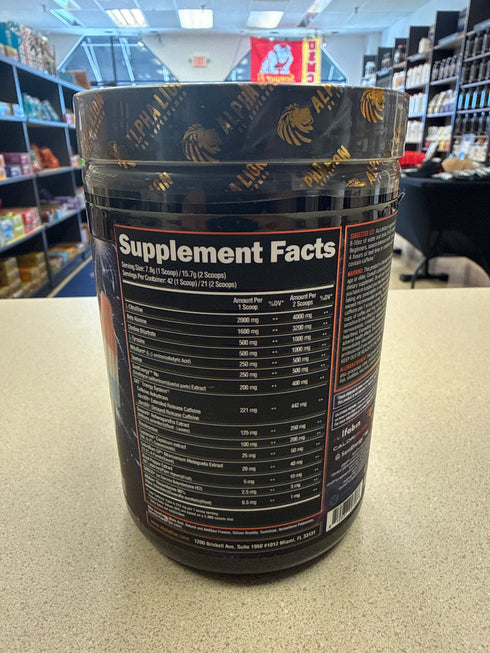 Alpha Lion Burn Extreme Fat Burning Pre-Workout Rocket Pop