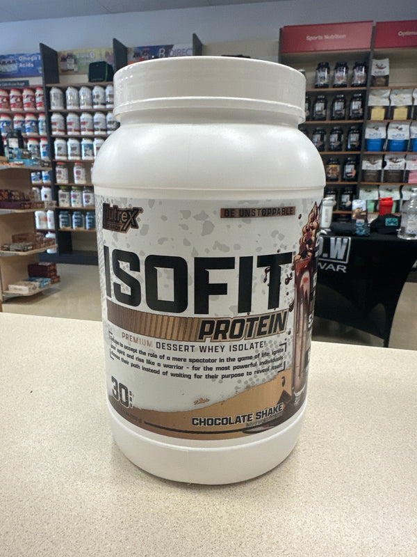 Nutrex IsoFit Isolate Whey Protein 2lb - Chocolate Shake