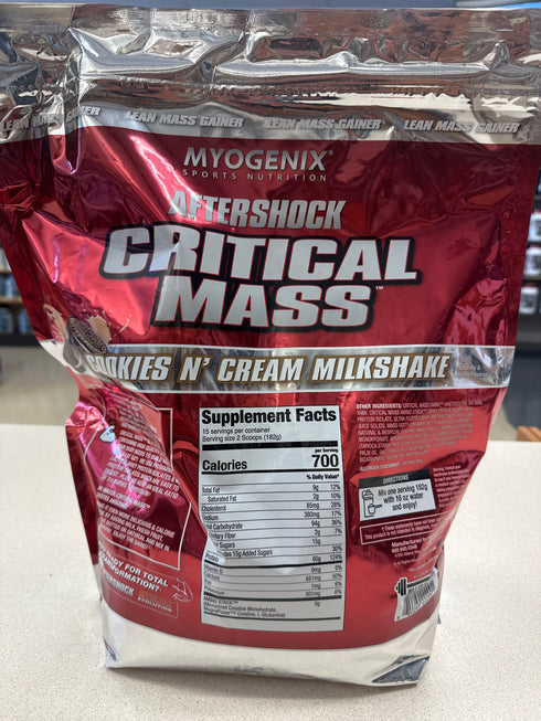 Myogenix Critical Mass Weight Gainer - Cookies & Cream