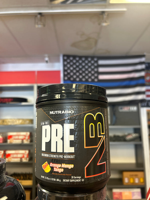 Nutrabio stim free Pre Workout orange mango tango