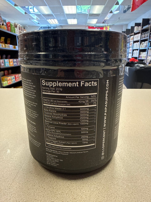 110% Pre-Workout Pina Colada 30 Servings