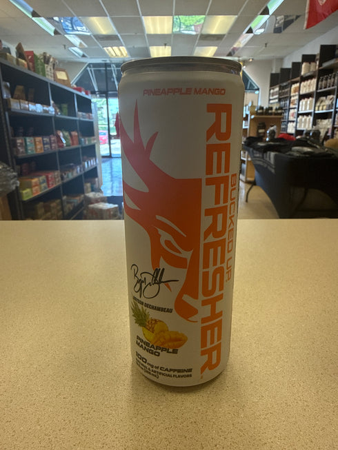 Bucked Up Refresher Pineapple Mango 100mg Caffeine 12oz
