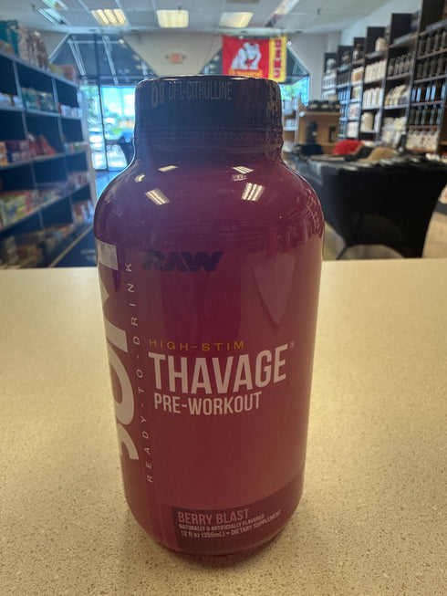 BUM Thavage Pre-Workout Berry Blast 12oz