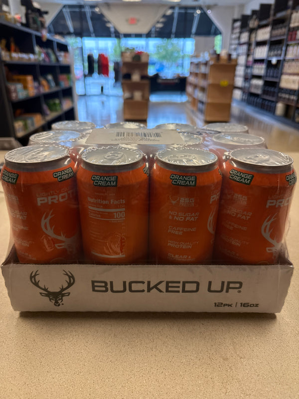 Bucked Up Protein Drinks Orange Cream