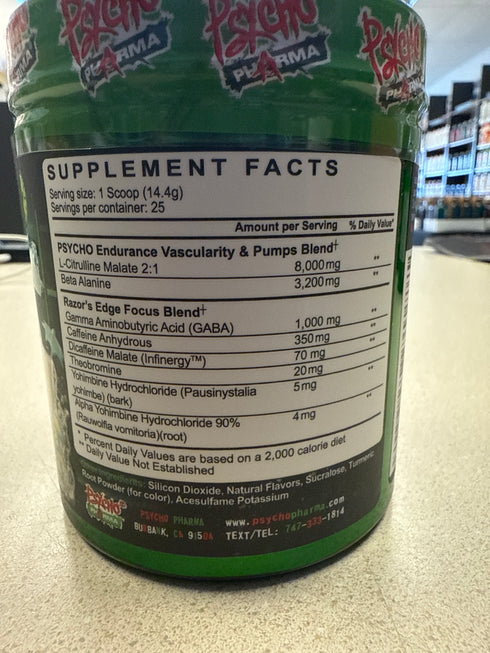 Psycho Pharma Edge of Insanity Pina Colada