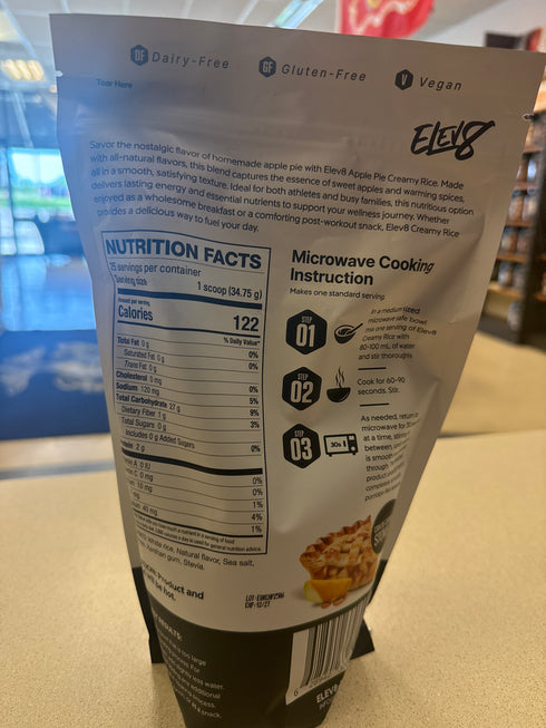 Elev8 Creamy Rice Apple Pie 25 Servings